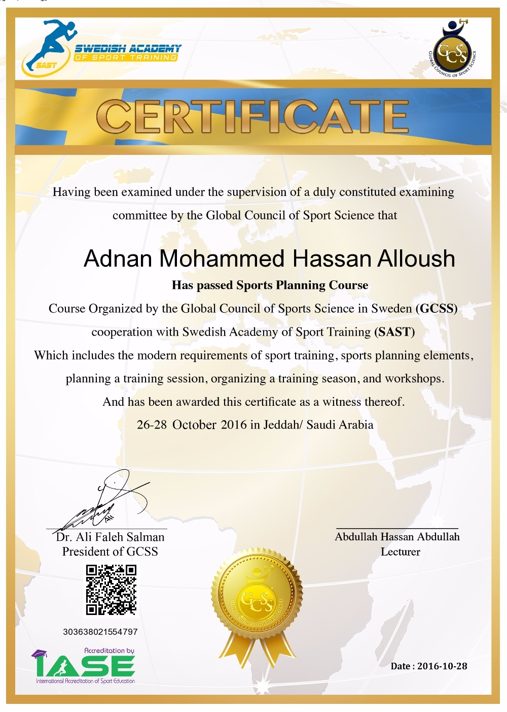 Adnan Mohammed Hassan Alloush 